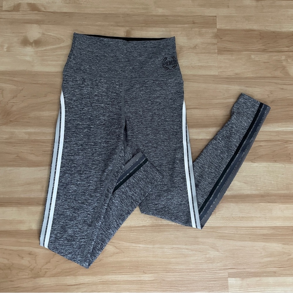 Victoria's Secret PINK Ultimate Highwaist Legging Gray Stripes Size XS